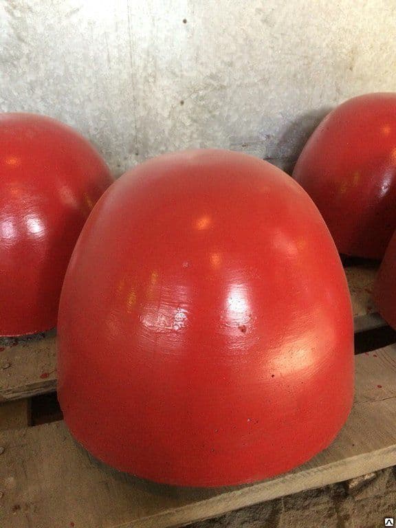Полусфера ограничитель парковки D=400 мм с плоской вершиной