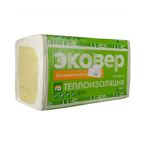 Утеплитель 1000x600x50 мм Эковер Лайт 35 кг/м³ 7,2 м²