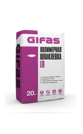 Полимерная шпаклевка GIFAS LR (20 кг)