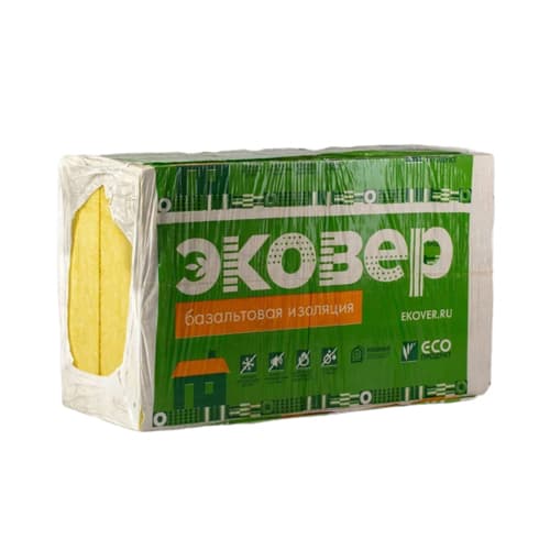 Утеплитель 1000х600х50 мм Эковер Экофасад Стандарт 100 кг/м³ 4,8 м²