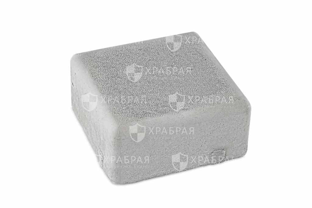 Тротуарная плитка "Питер 100х100х45" ХРАБРАЯ — Квадрат / Серый #797f8f