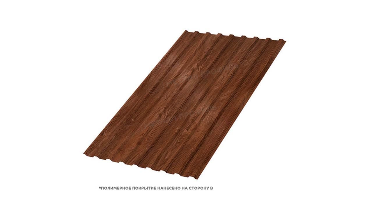 Профлист МП-35 Ecosteel МЕТАЛЛ ПРОФИЛЬ — Коричневый #805e55 / ECOSTEEL / 0.5 / МП-35
