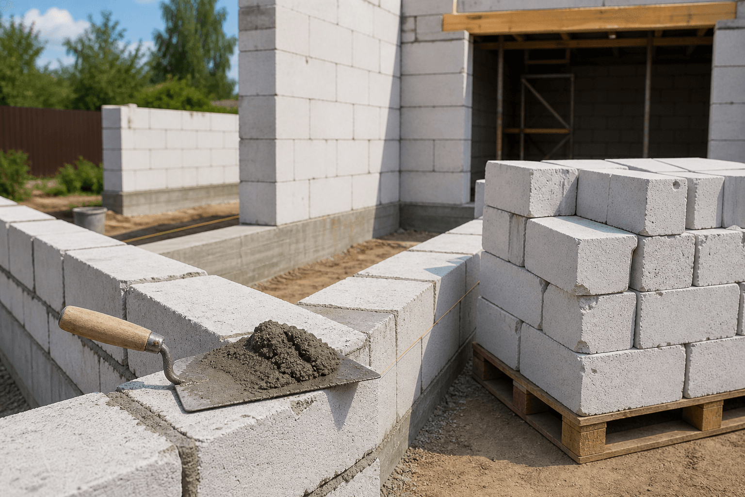 Некондиционный газоблок ПОРЕВИТ: как разумно сэкономить на строительстве гаража и хозпостроек